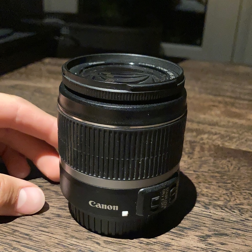 Cannon camera lens